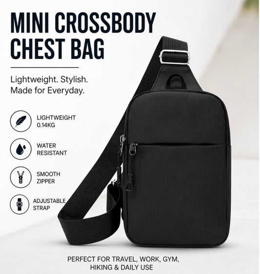 Mini Crossbody Chest Bag for Men & Women