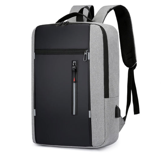 Laptop backpack with USB charging port