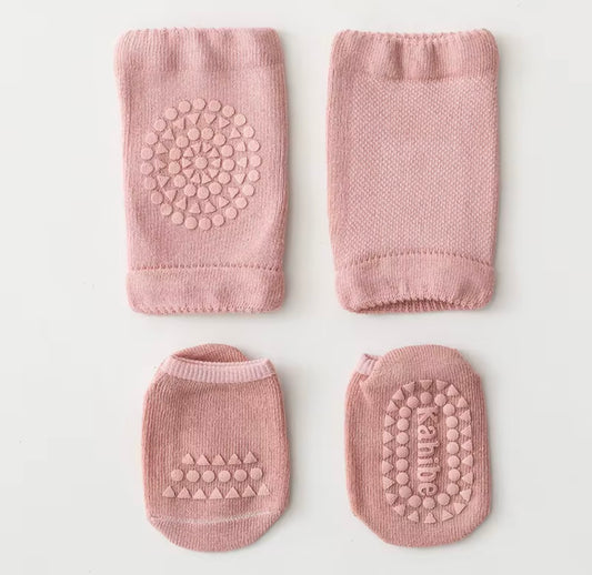 Baby Sock and Knee Pads - Soft & Comfortable for Infants - Non-Slip Design - Perfect for Crawling & Walking
