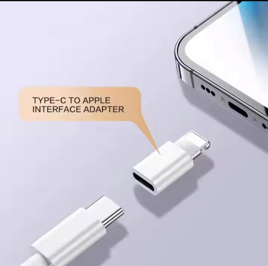 IOS Type-C OTG Adapter for iPhone 14 Pro Fast Charging Data Transfer USB Connectivity 2 Pack Durable PVC ABS Material CE RoHS MFi Certified