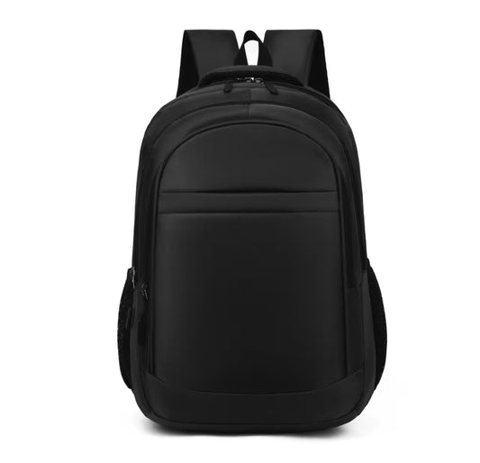 Durable Laptop Backpack Blue Black Gray Lightweight Multiple Pockets Comfortable Straps Ideal for School Travel & Everyday Use