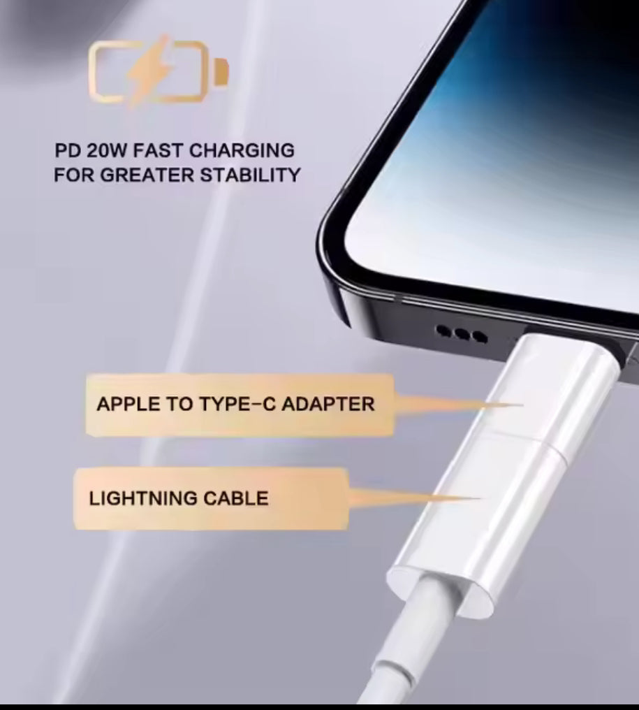 IOS Type-C OTG Adapter for iPhone 14 Pro Fast Charging Data Transfer USB Connectivity 2 Pack Durable PVC ABS Material CE RoHS MFi Certified