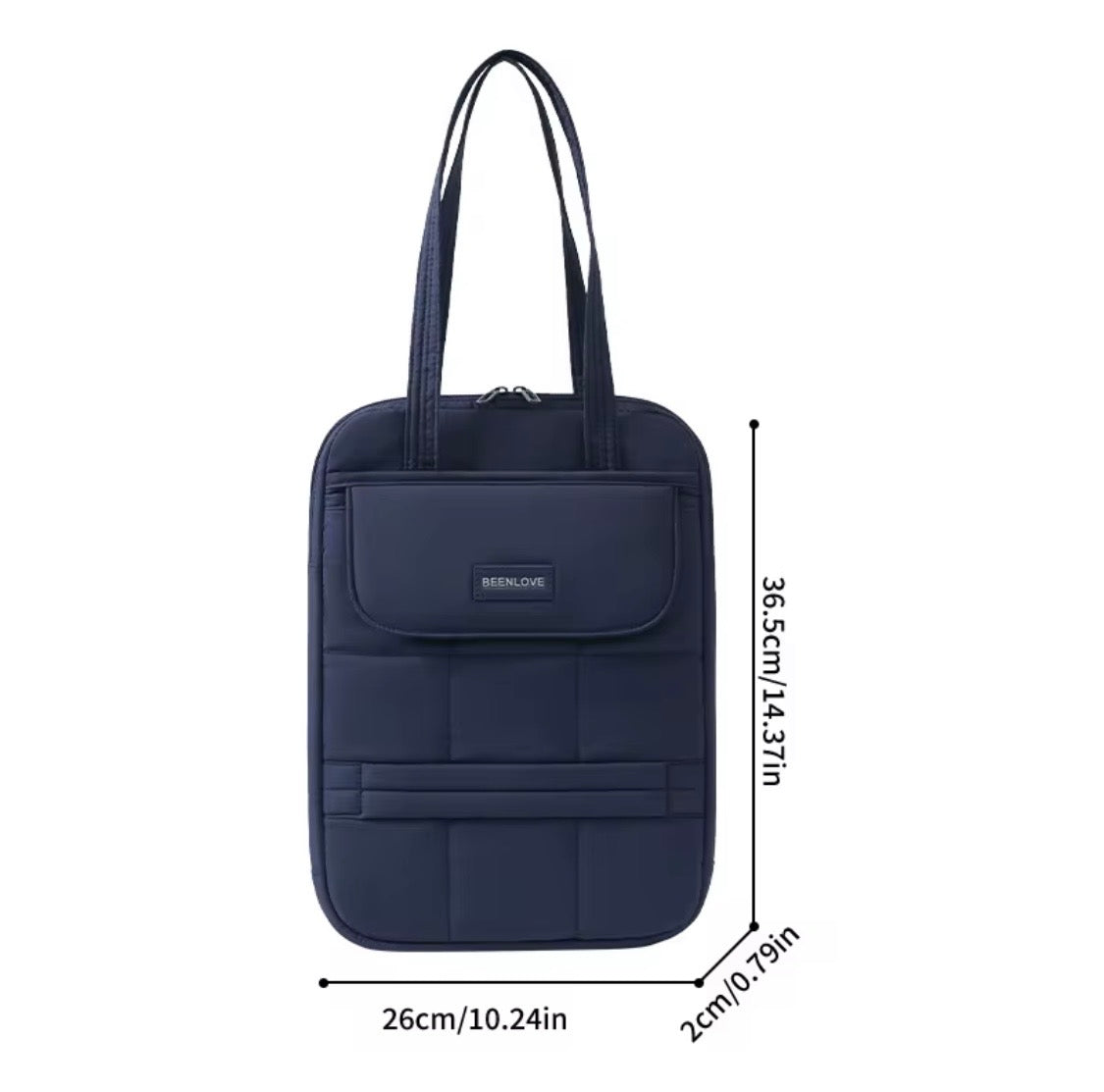 Minimalist Padded Laptop Tote Bag