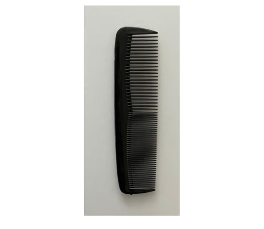 Professional Hair Combs, 6 Pack, Black Plastic Styling Combs