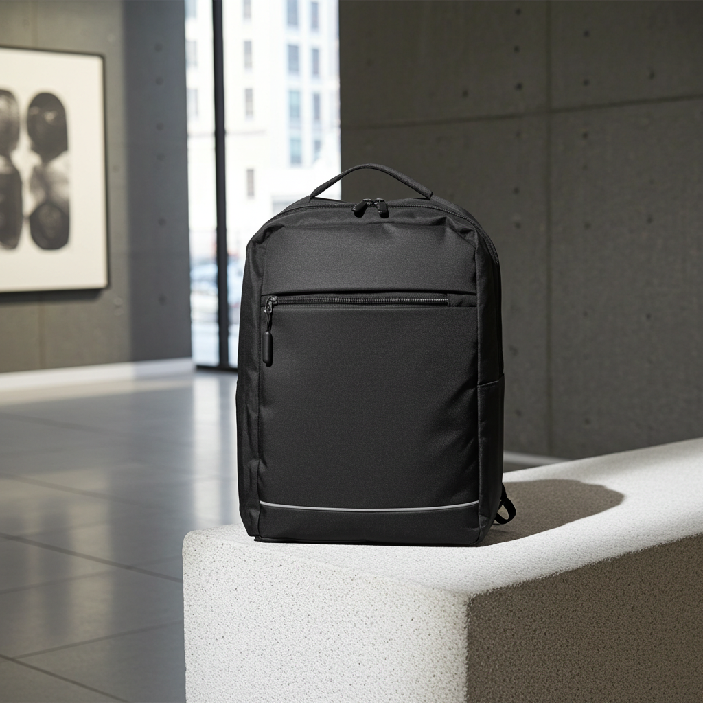 Black Laptop Bag with USB Charging Port Black Oxford Backpack for Travel and Work Durable Spacious Design Essential for Daily Use