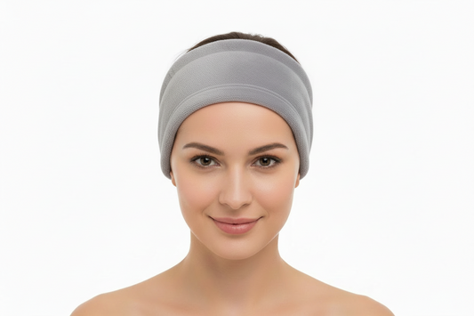 Comfortable Spa Head Band Soft Pink & Gray Options for Everyday Use Yoga Face Washing or Make Up Ideal for Daily Activities