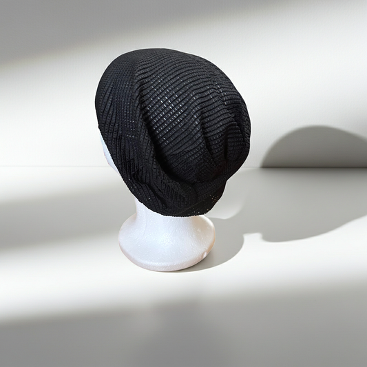 2 pack Black Muslim hat/ Bonnet - Stylish and Comfortable Headwear for Everyday Use