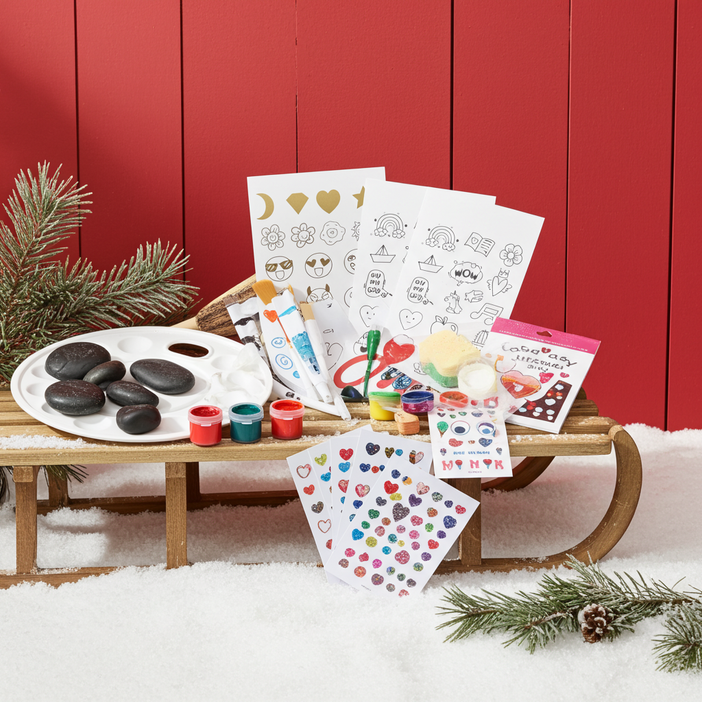 Glow in the Dark Rock Painting Kit - Unique Decorative Wall Art for Mysterious Ambiance