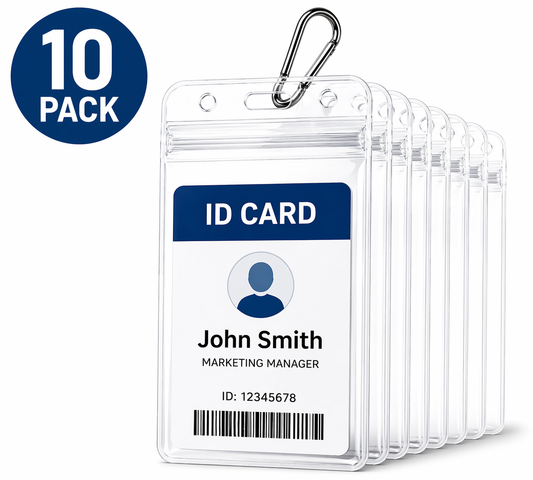 10 Vertical Badge Holders