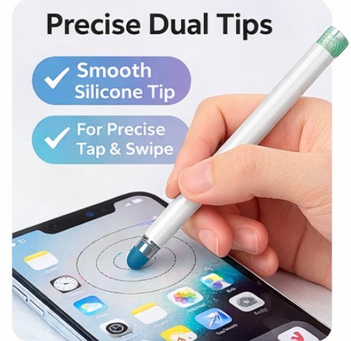 2-in-1 Capacitive Touchscreen Stylus pens