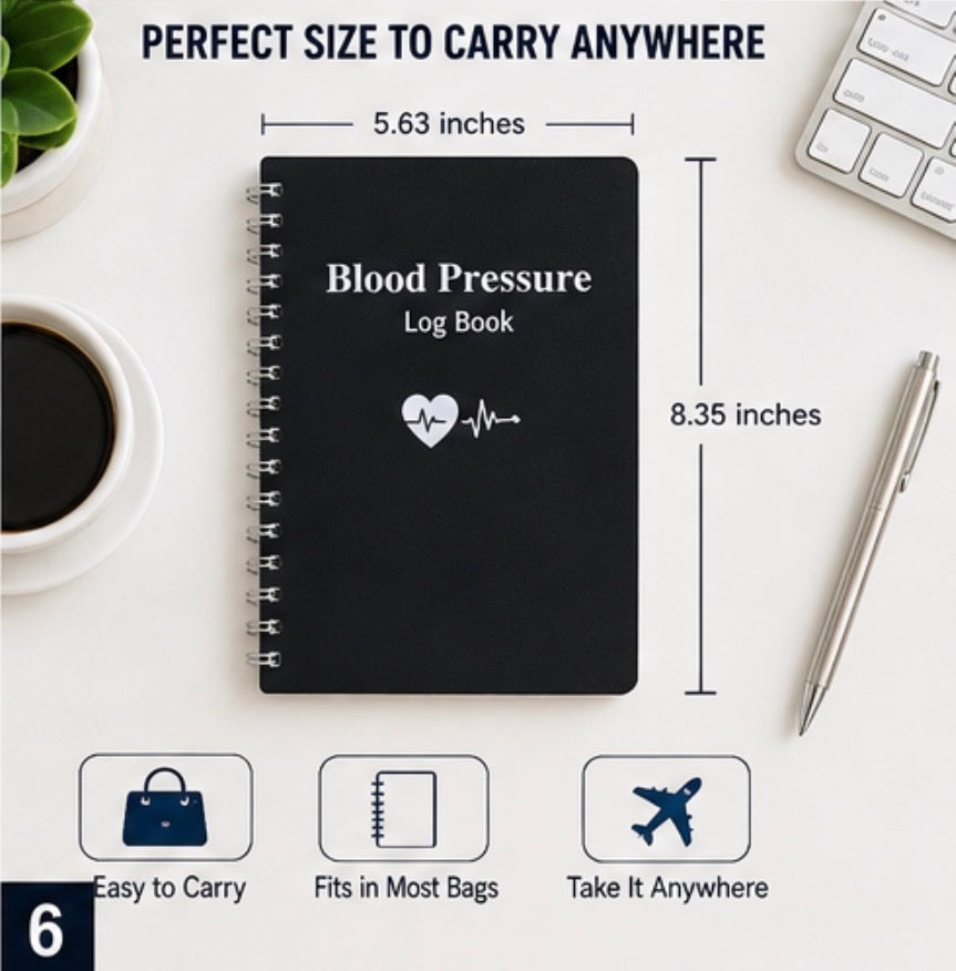 Blood Pressure Log Book