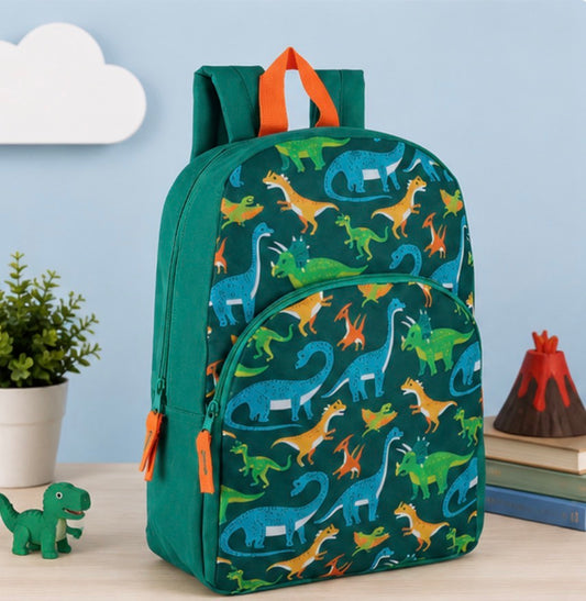 Dinosaur Print Day Bag – Lightweight Everyday Backpack