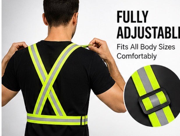 High Visibility Reflective Safety Harness Vest