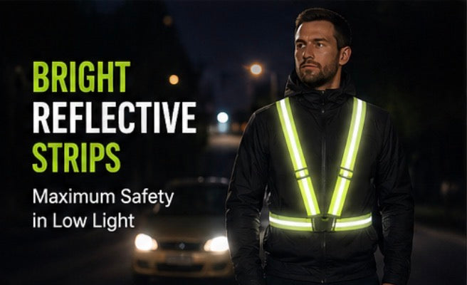 High Visibility Reflective Safety Harness Vest