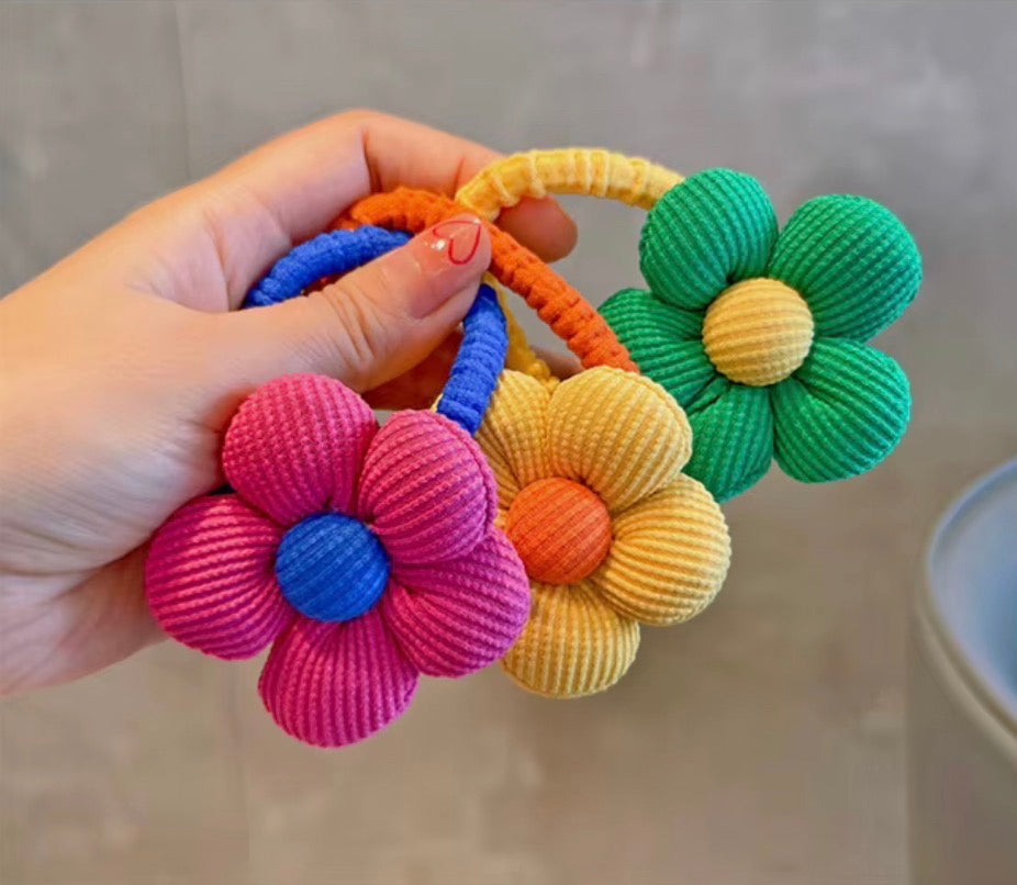 Cute Flower Hair Tie