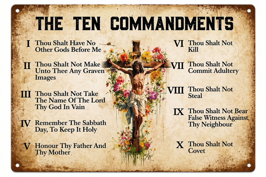 The Ten Commandments Wall Art