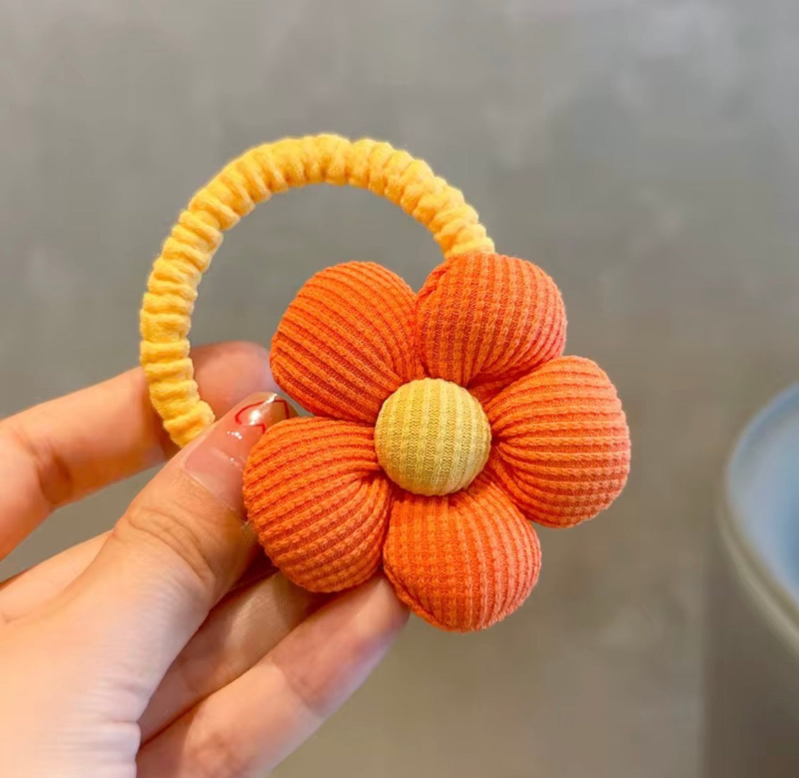 Cute Flower Hair Tie