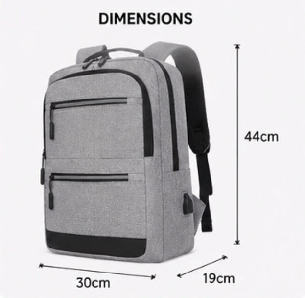 Laptop Backpack for Men & Women, Water Resistant Travel Backpack Fits 15.6 Inch Laptop, Business College Casual Daypack