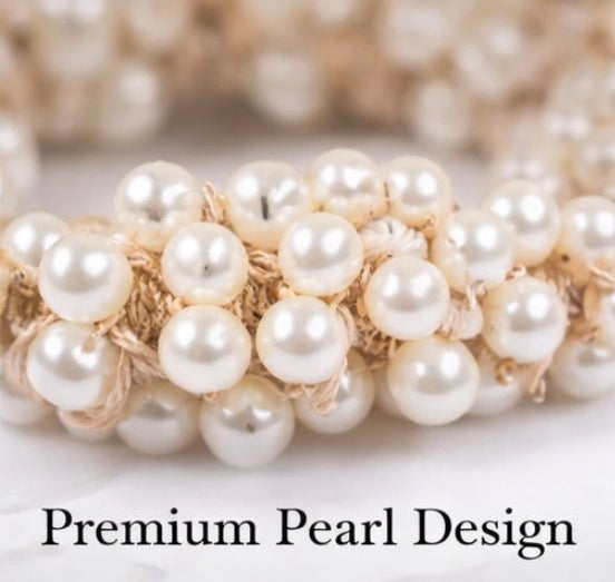 Luxury Pearl Scrunchie