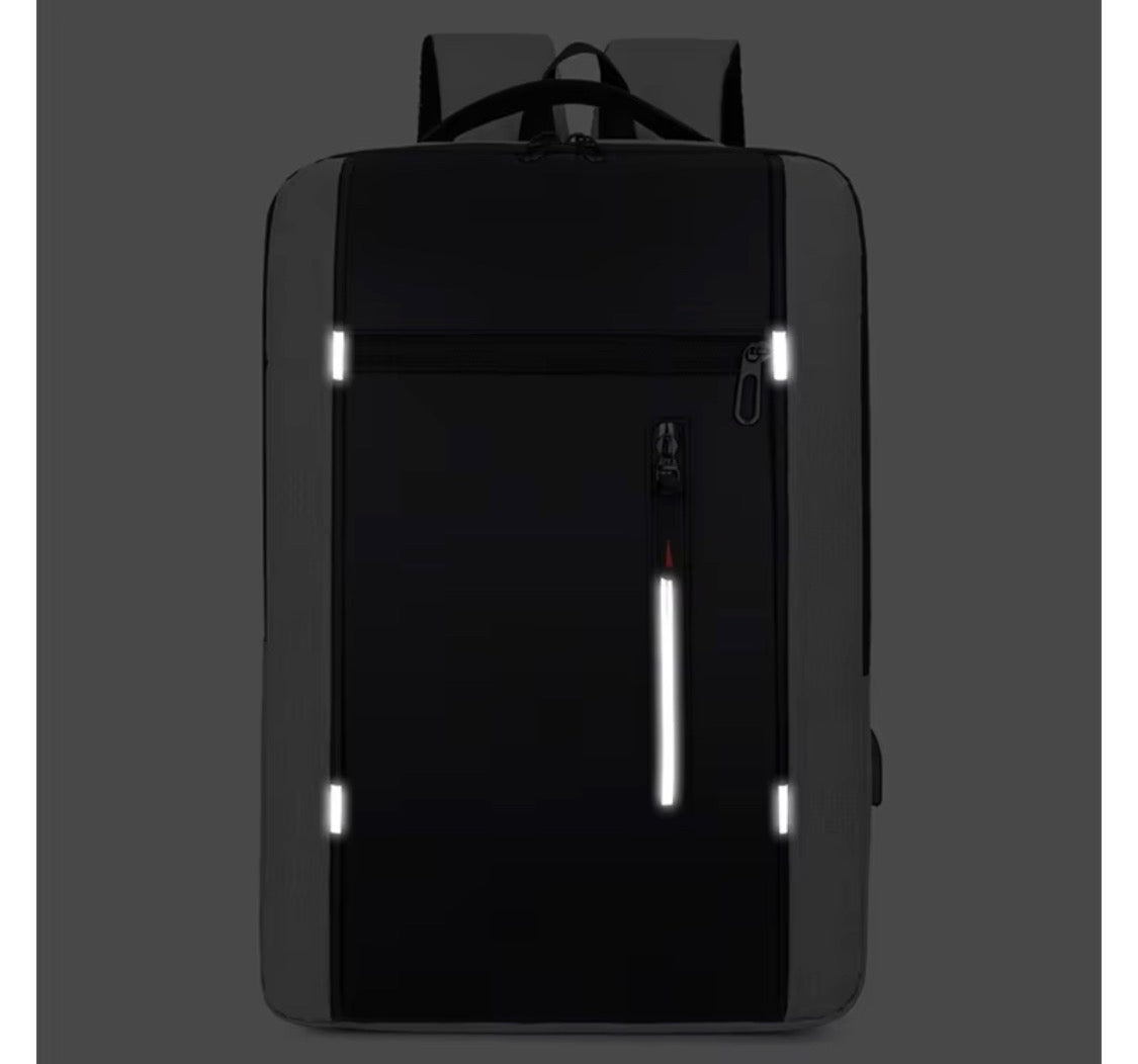 Laptop backpack with USB charging port