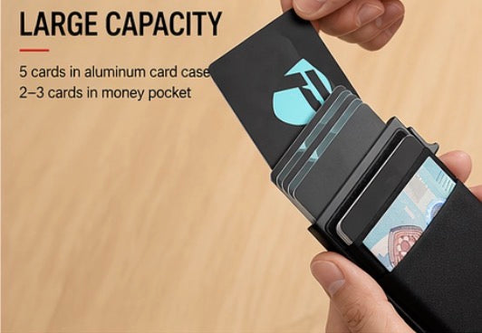 RFID blocking popup wallet