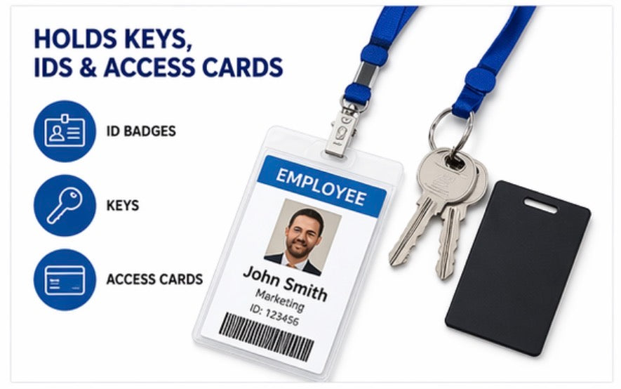 Nylon Lanyard with Metal Clip