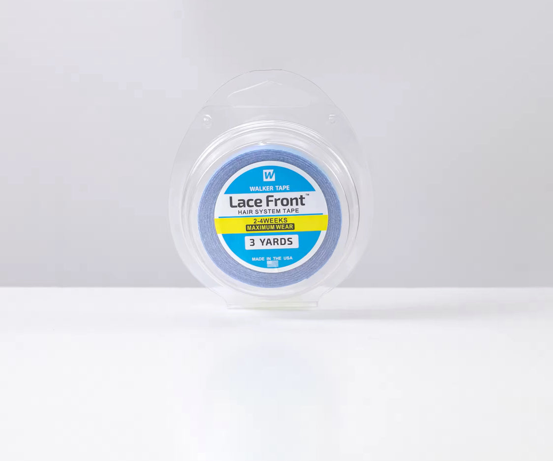 Walker Tape Lace Front Hair System Double-Sided Adhesive Tape 3 Yards 0.8cm Wide for Toupee Wig Secure Fit