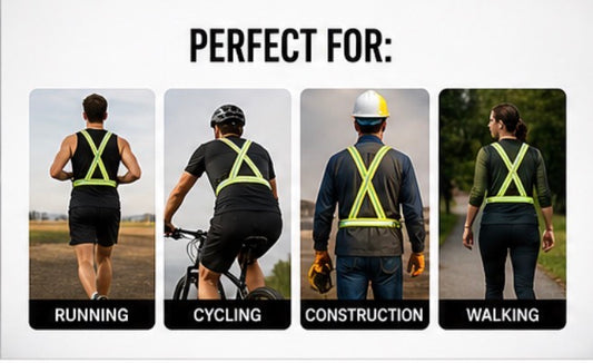 High Visibility Reflective Safety Harness Vest