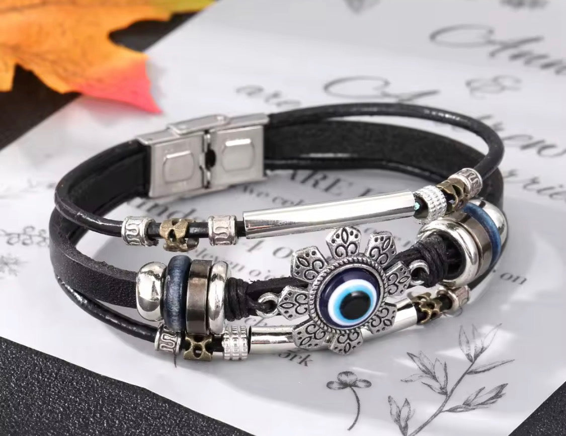 Evil Eye Bracelet Vintage Punk Style