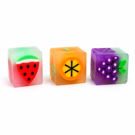 Fruit Shaped Erasers Set