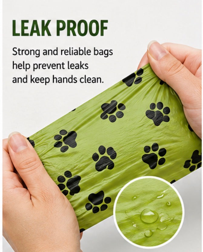 Dog Poop Bag Dispenser with Waste Bags