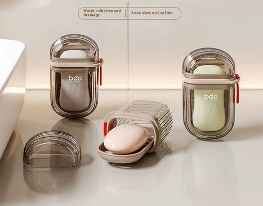 Travel Soap Box with Sealed Lid - Portable and Durable Design for Easy Storage and Protection of Your Soap