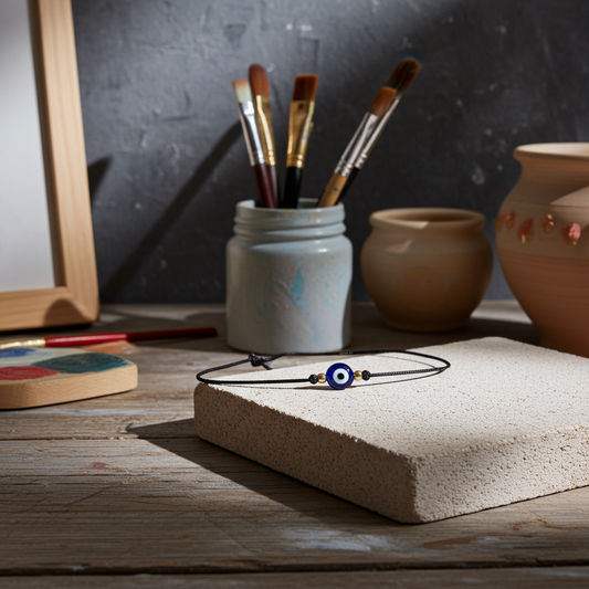 8 Pack The Lucky Charm Evil Eye Bracelets - Unisex Evil Eye Motif Bracelets for Various Occasions - Protective & Stylish Jewelry