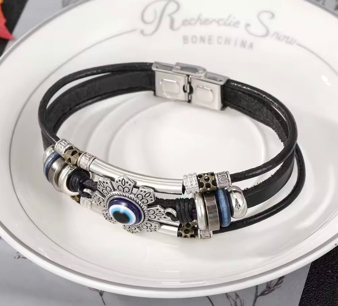 Evil Eye Bracelet Vintage Punk Style