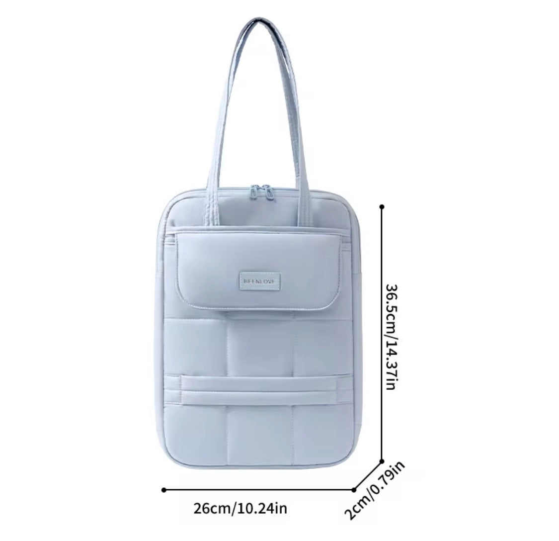 Minimalist Padded Laptop Tote Bag