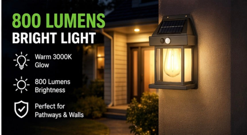 Solar Wall Light Outdoor with Motion Sensor