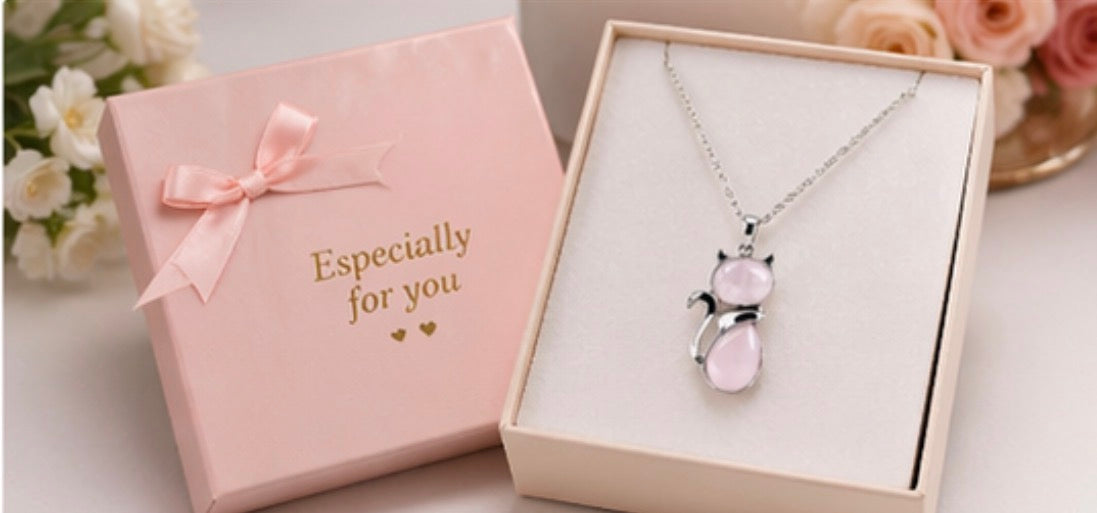 Cat Pendant Necklace for Women