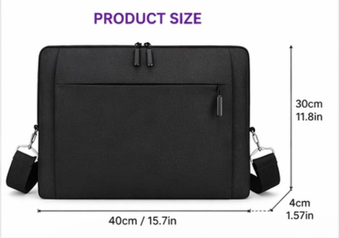 Slim Waterproof Laptop Shoulder Bag