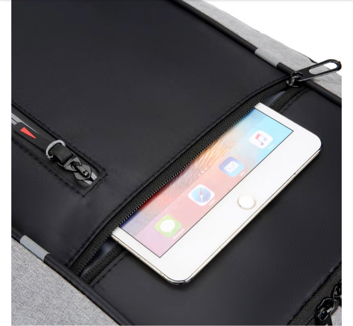 Laptop backpack with USB charging port