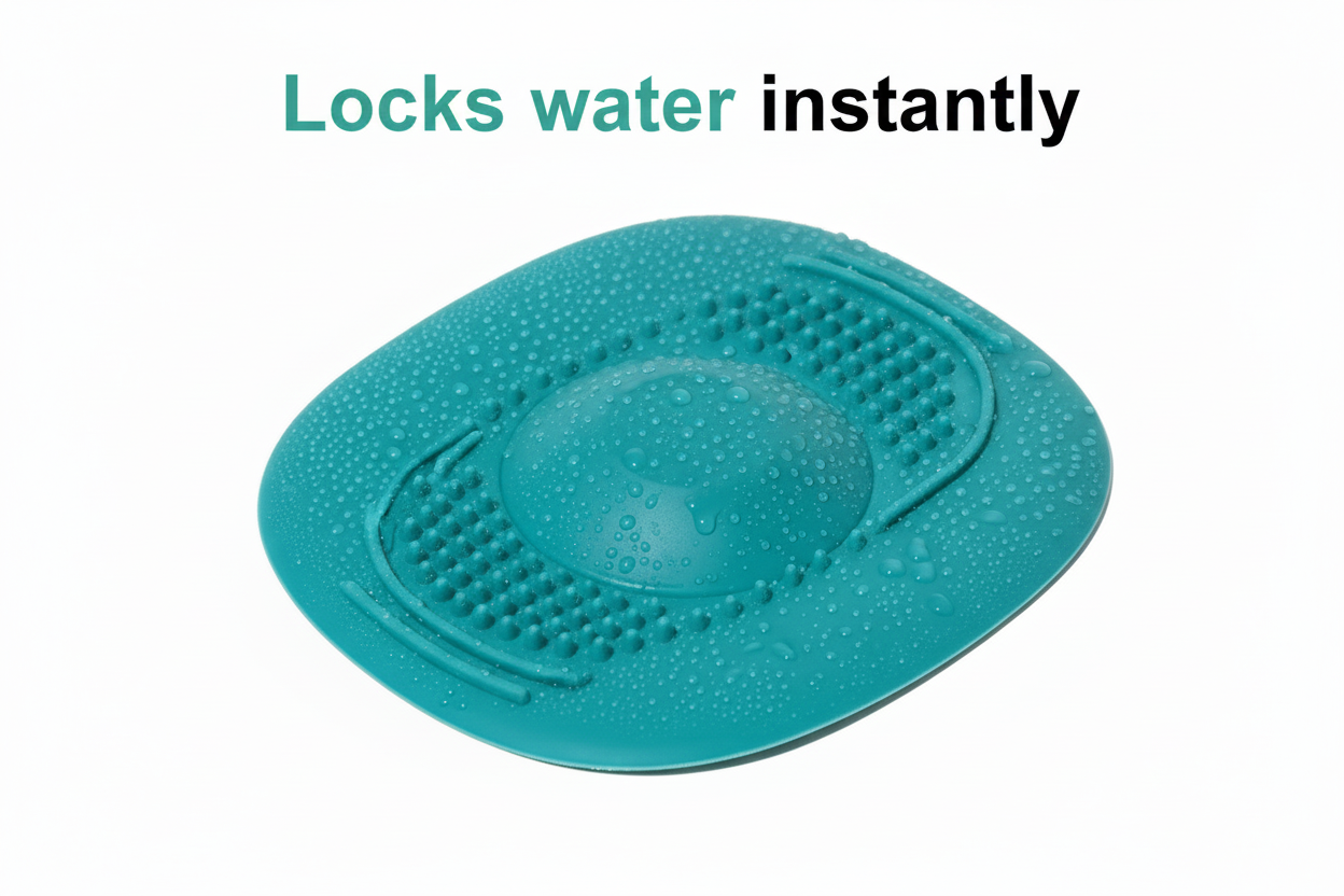 Silicone Drain Hair Catcher & Stopper