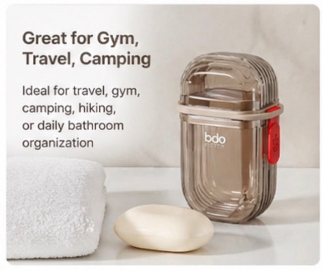 Travel Soap Box with Sealed Lid