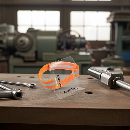 Arm Badge Holder 2 Pack 37cm 14 6inch Reflective Orange Velcro Strap for Security and Identification