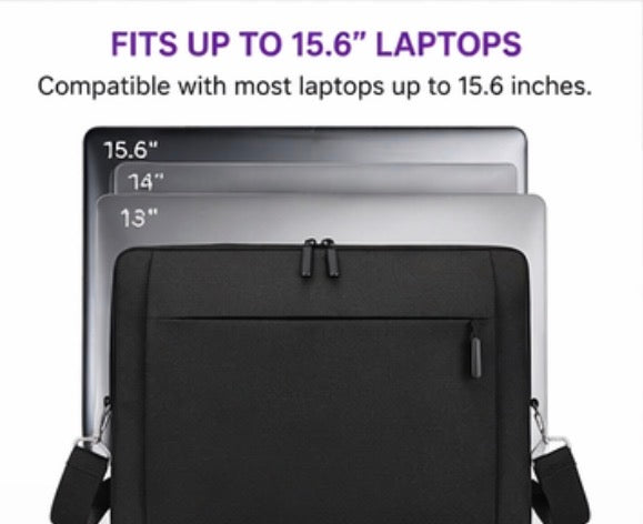 Slim Waterproof Laptop Shoulder Bag