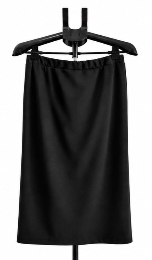 Women’s High Waist Pencil Skirt – Stretch Knee Length Business Casual Pull-On Midi Skirt for Office, Work & Everyday Wear