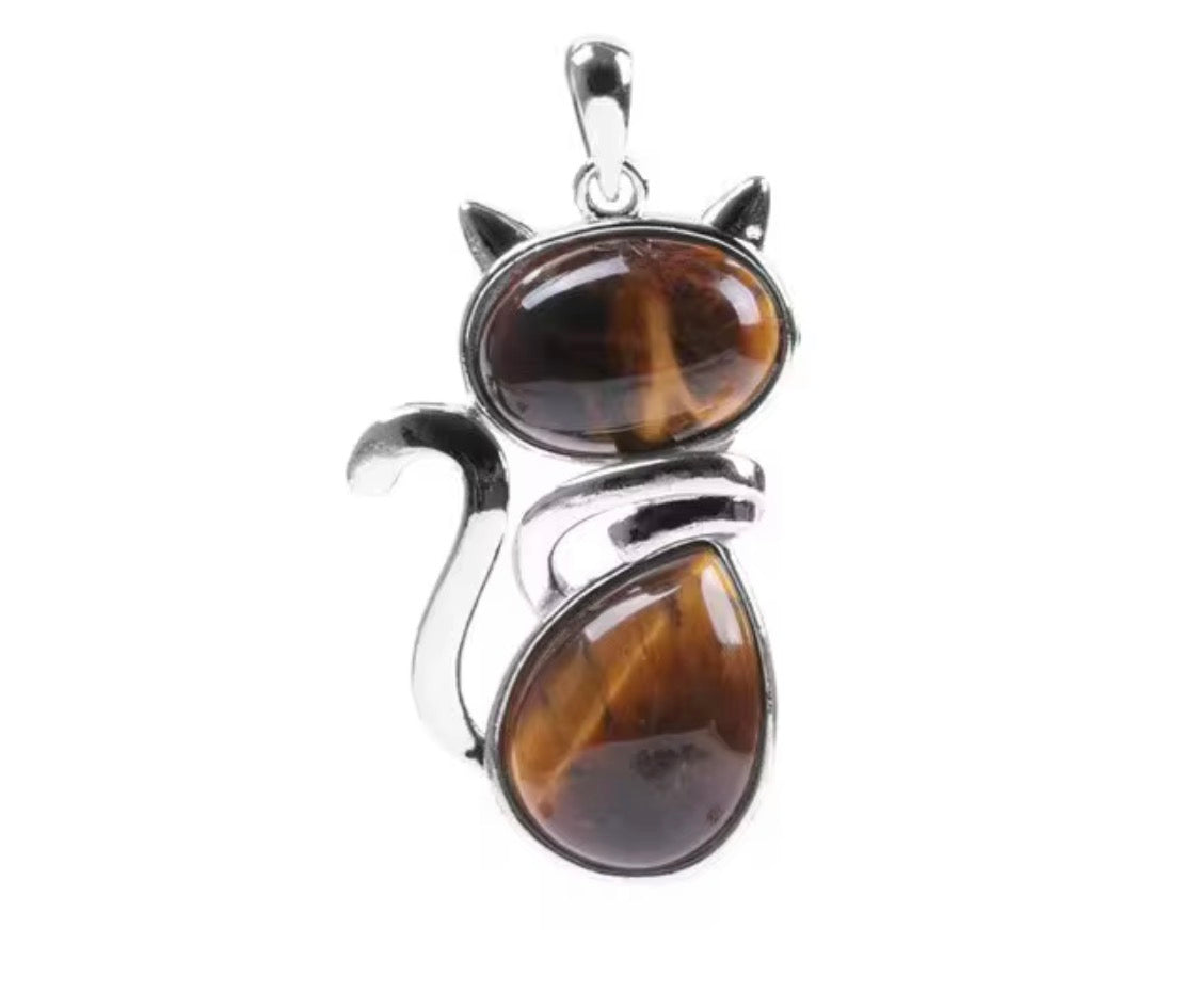 Cat Pendant Necklace for Women