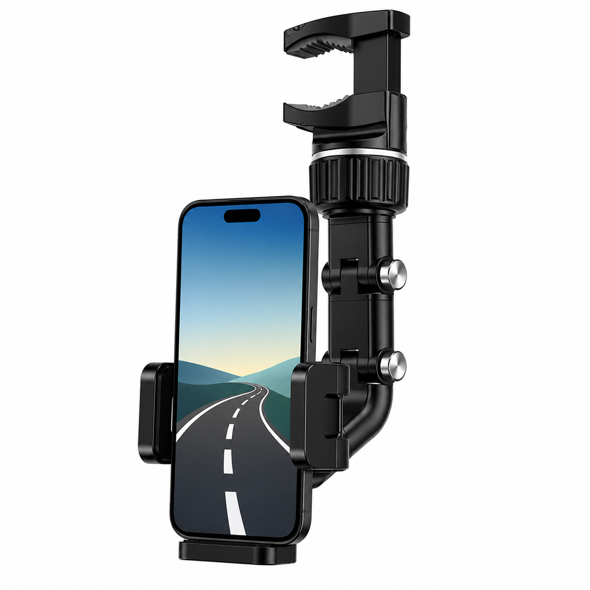 Rear View Mirror Phone Holder