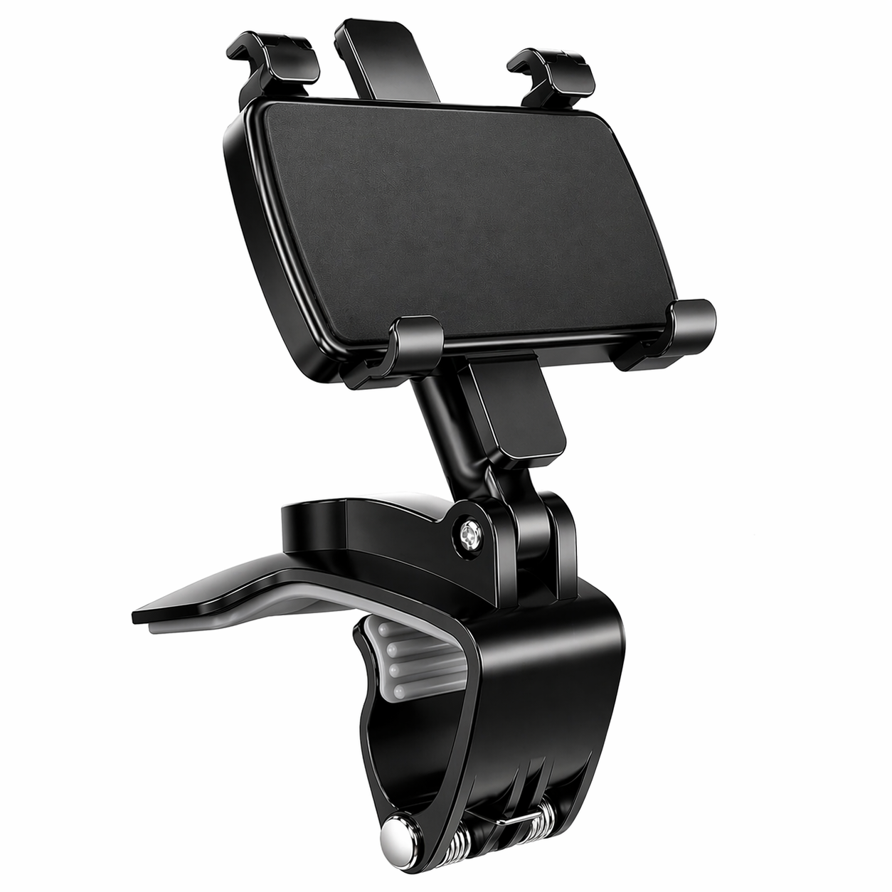 Adjustable Clamp Phone Mount for Car Dashboard, Desk, Bed & More