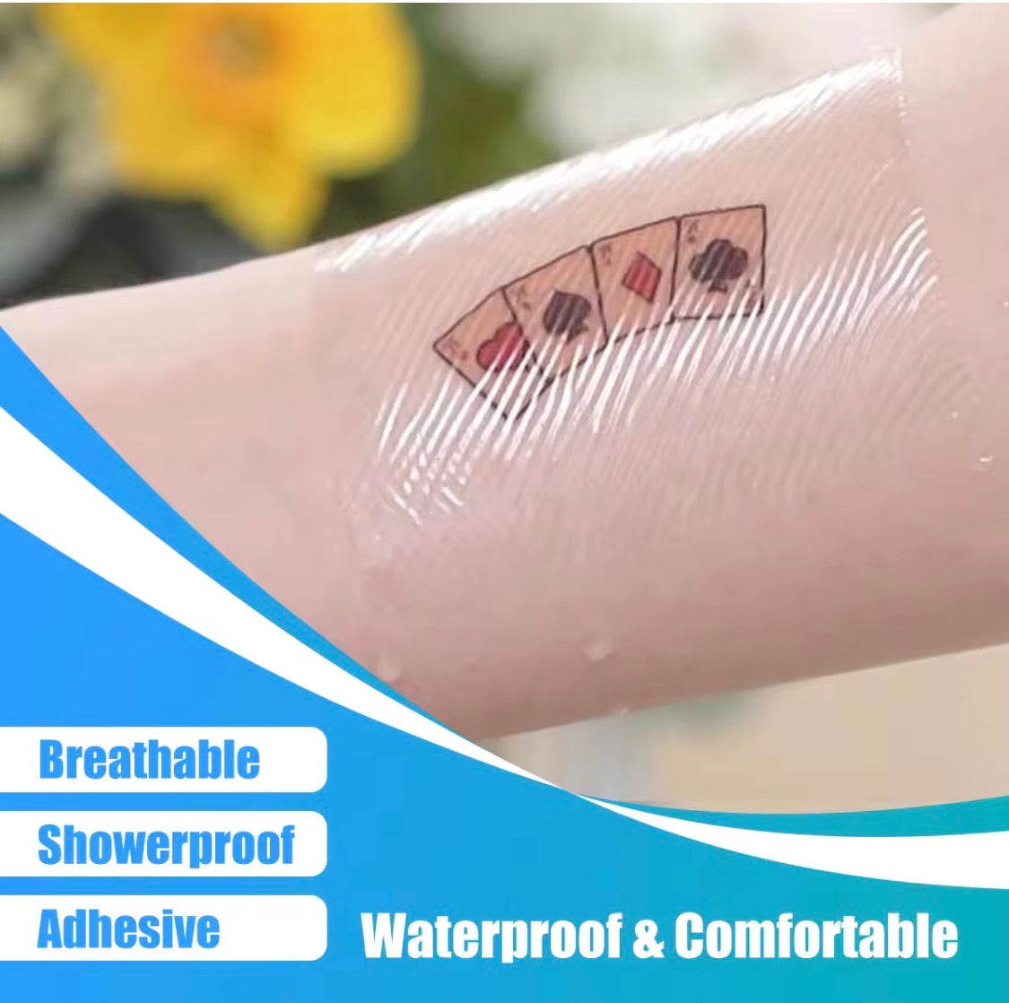 50 pack Proleix Transparent Waterproof Dressing 10x12cm Wound Care Tattoo Care