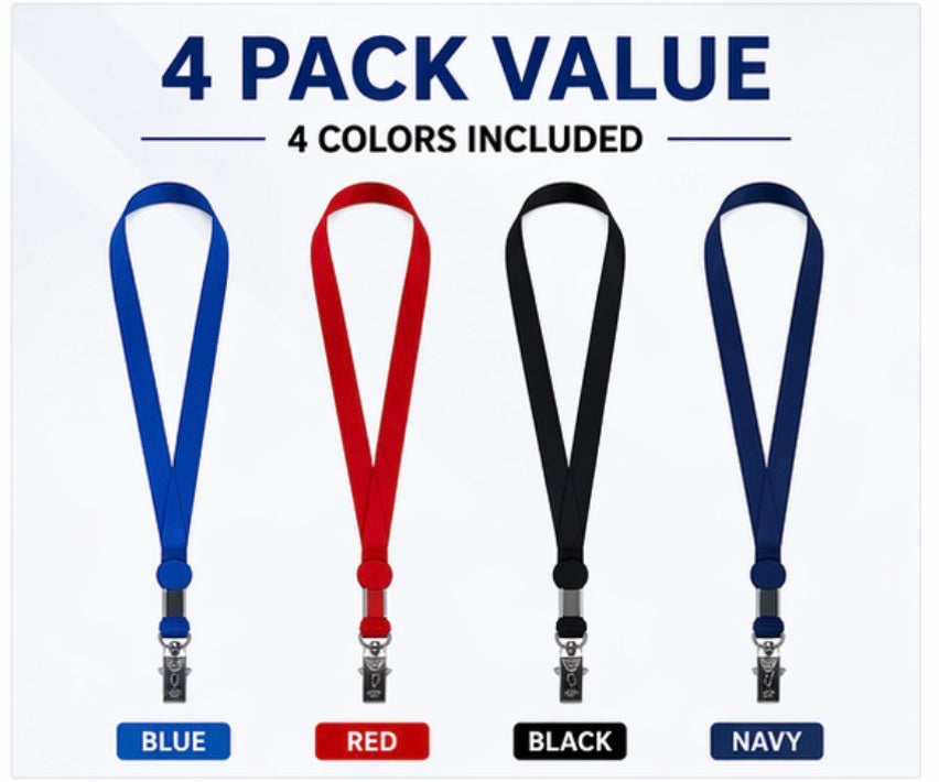 Nylon Lanyard with Metal Clip