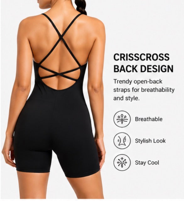 Quick-Dry Yoga Jumpsuit for Women